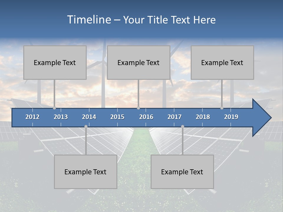 Wind Sun Turbine PowerPoint Template