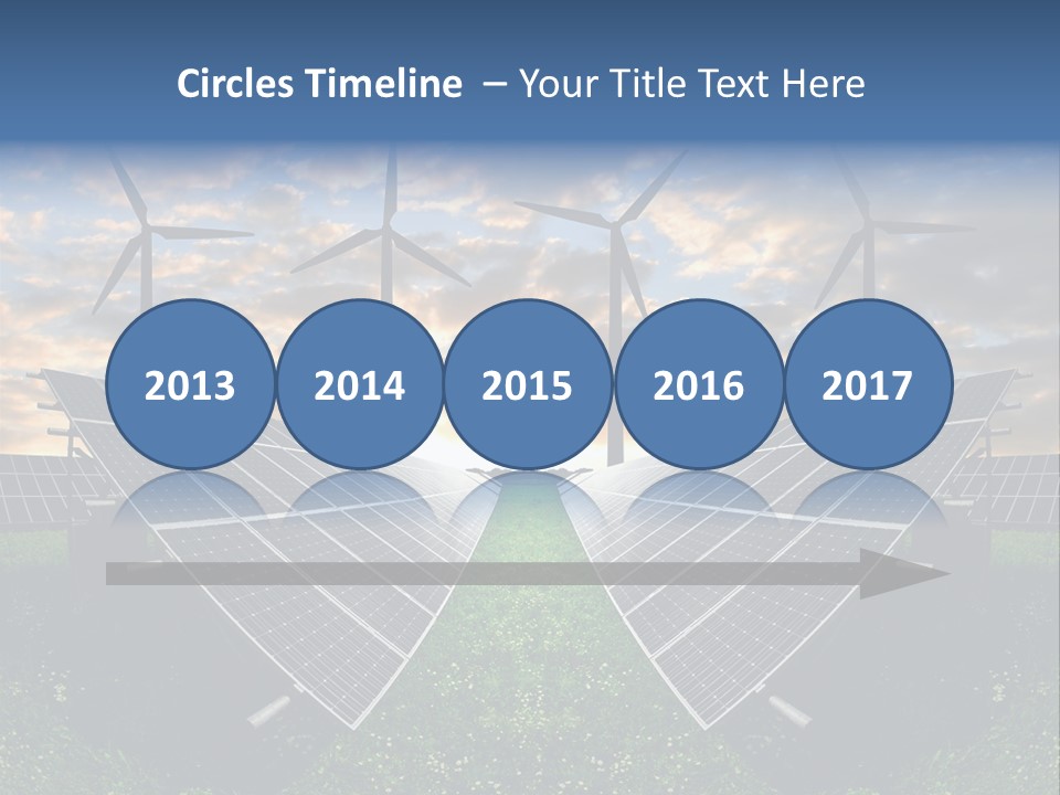 Wind Sun Turbine PowerPoint Template