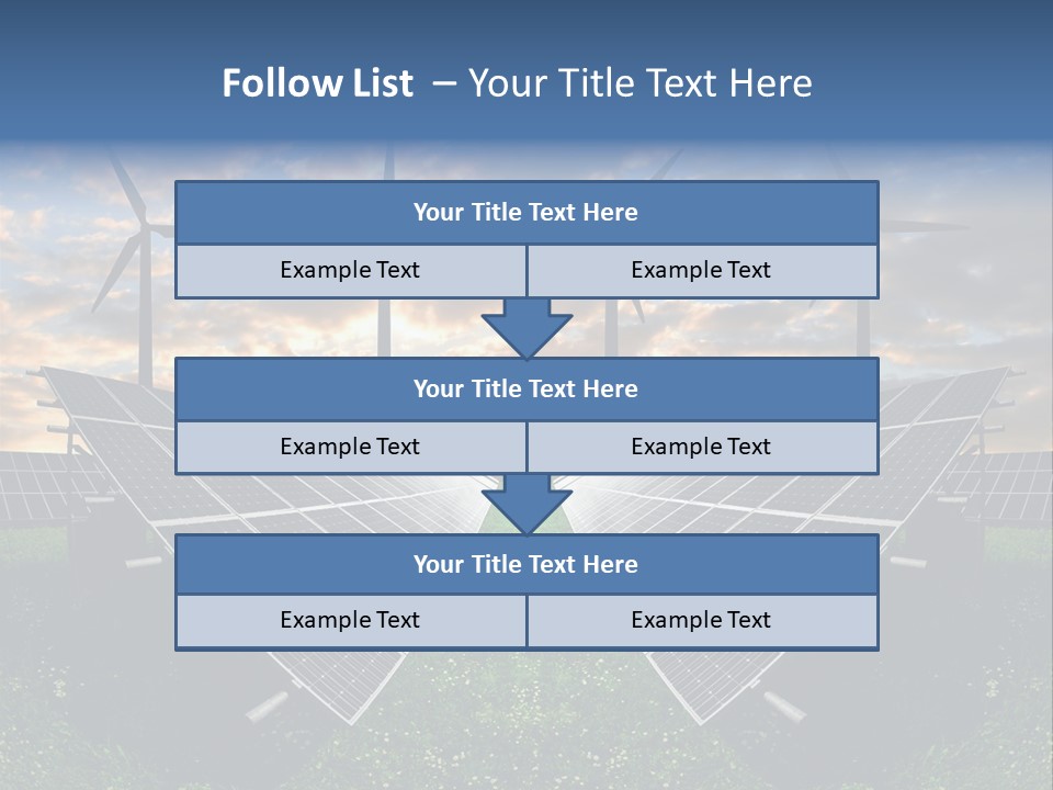 Wind Sun Turbine PowerPoint Template