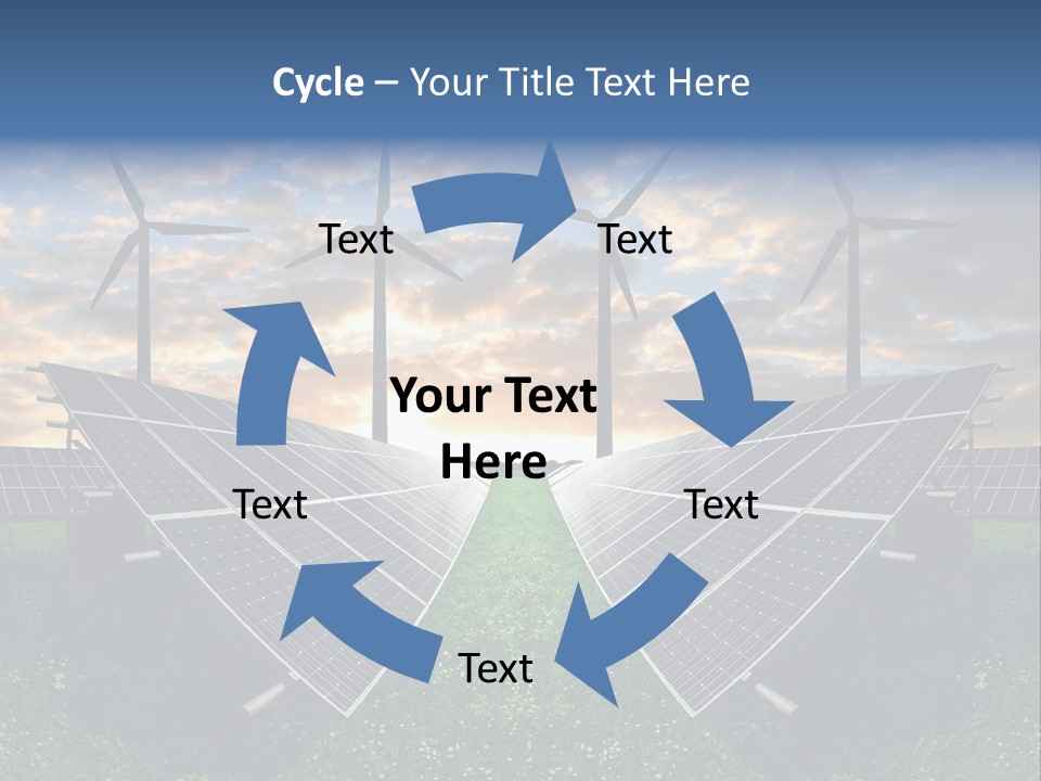 Wind Sun Turbine PowerPoint Template