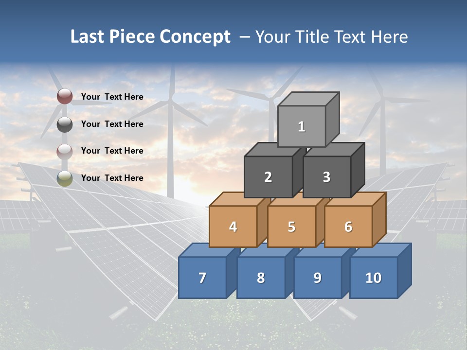 Wind Sun Turbine PowerPoint Template