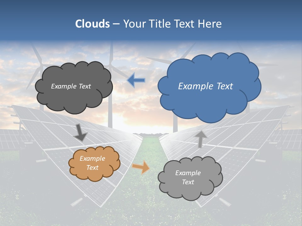 Wind Sun Turbine PowerPoint Template
