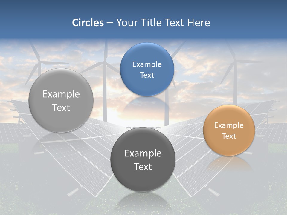 Wind Sun Turbine PowerPoint Template