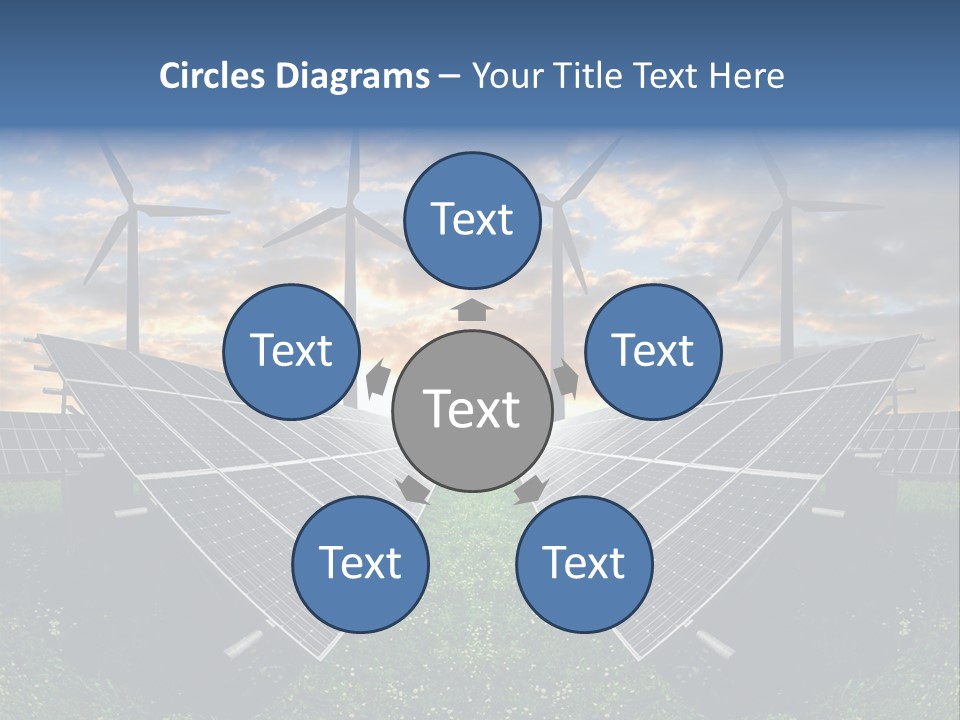 Wind Sun Turbine PowerPoint Template