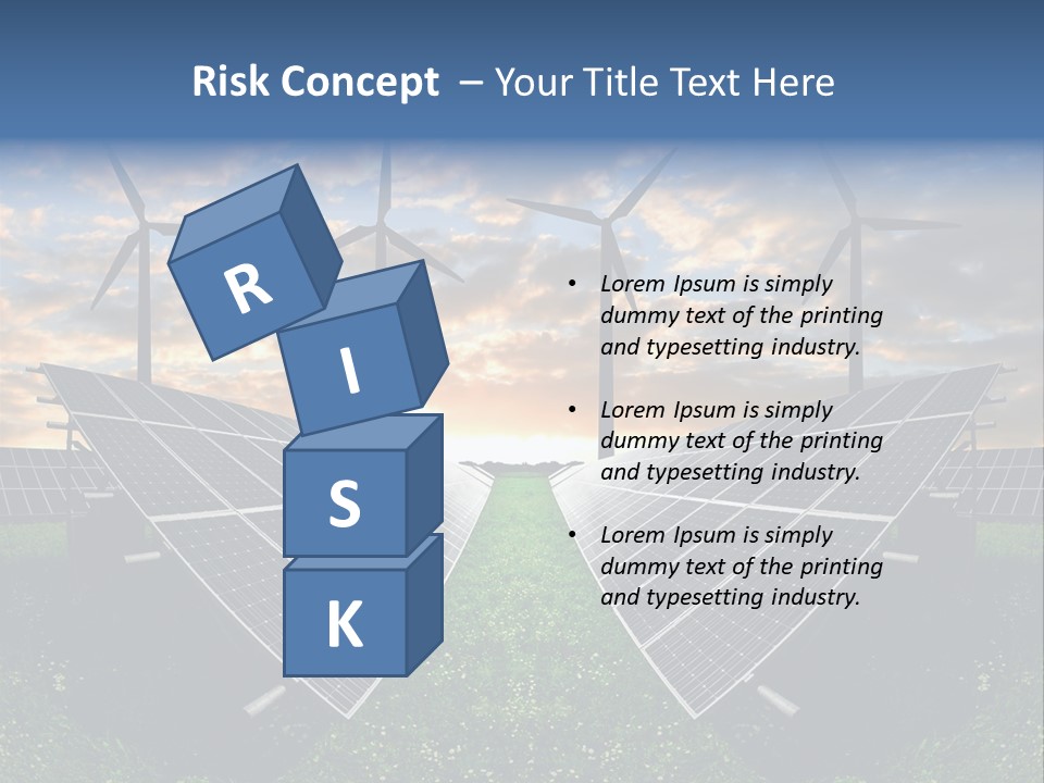Wind Sun Turbine PowerPoint Template
