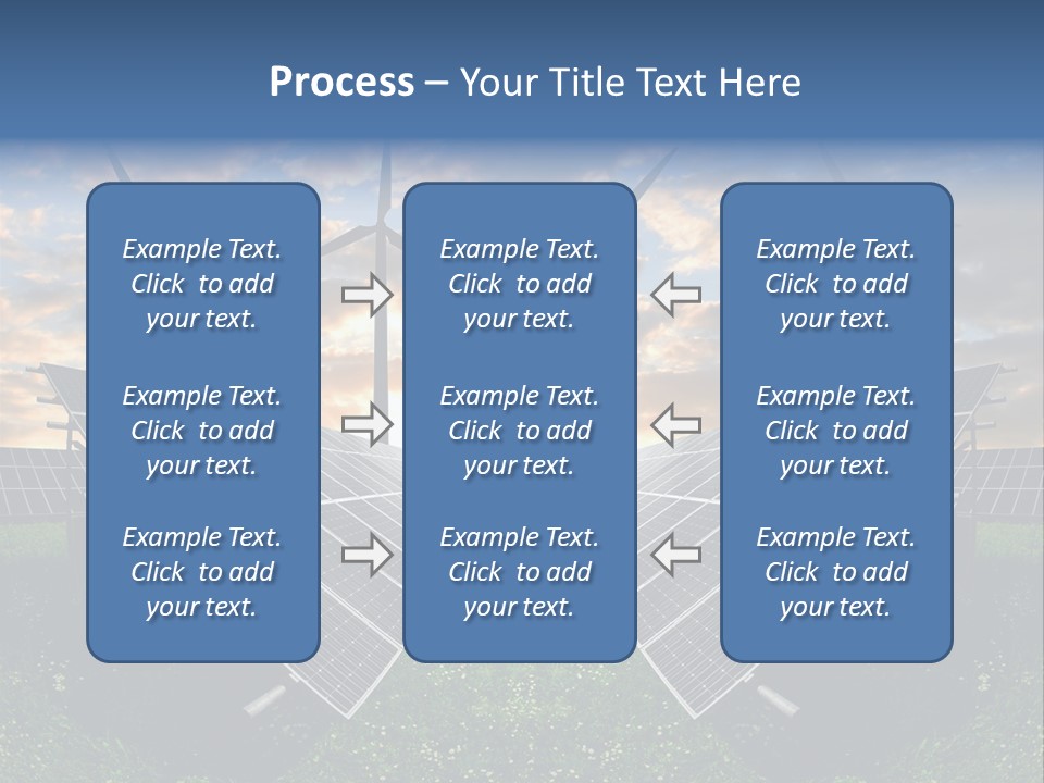 Wind Sun Turbine PowerPoint Template