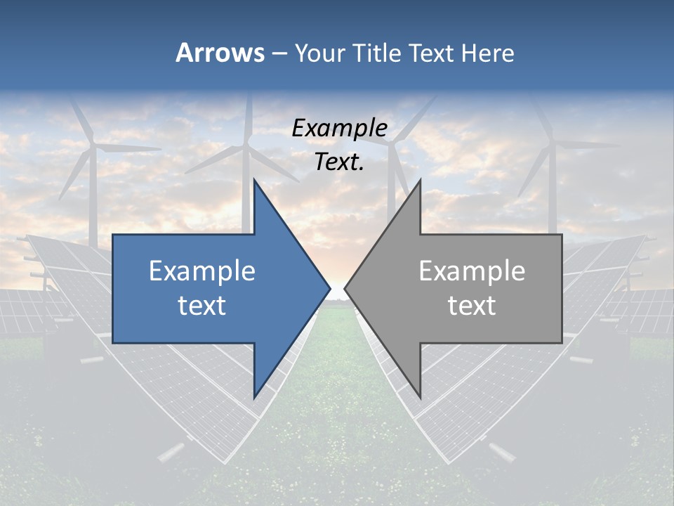 Wind Sun Turbine PowerPoint Template