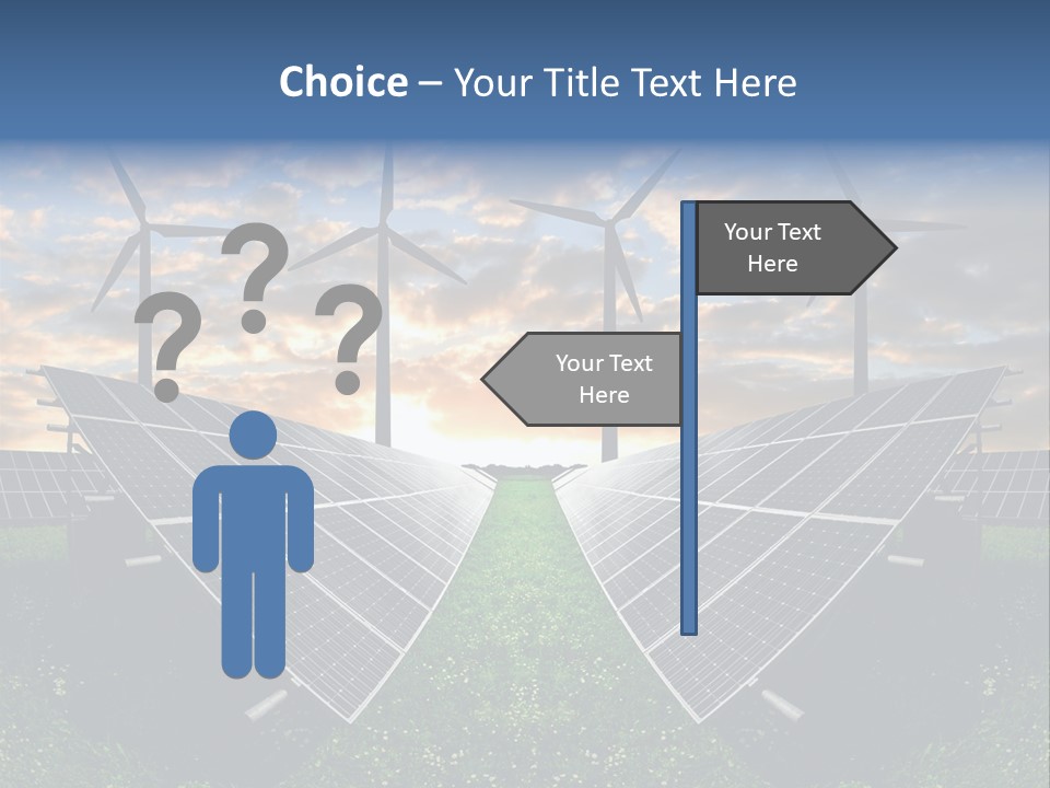 Wind Sun Turbine PowerPoint Template