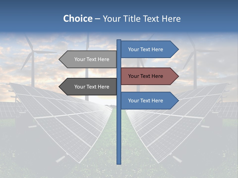 Wind Sun Turbine PowerPoint Template