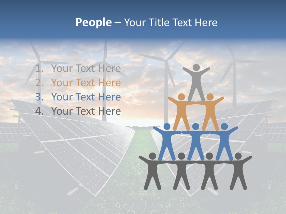 Wind Sun Turbine PowerPoint Template