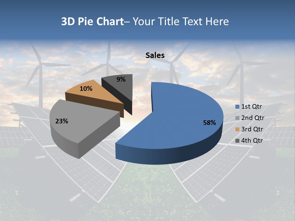 Wind Sun Turbine PowerPoint Template