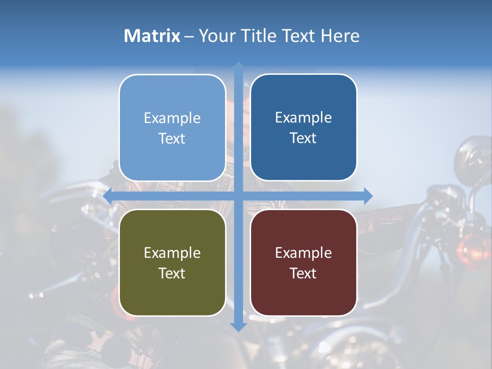 Adventure Asphalt Rider PowerPoint Template
