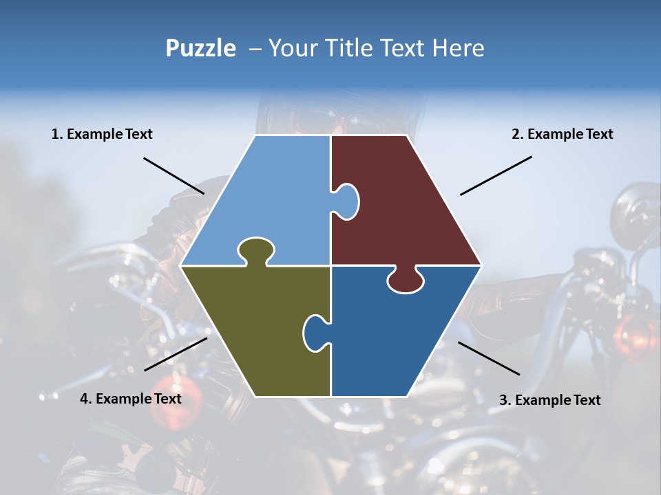 Adventure Asphalt Rider PowerPoint Template