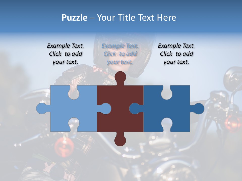 Adventure Asphalt Rider PowerPoint Template
