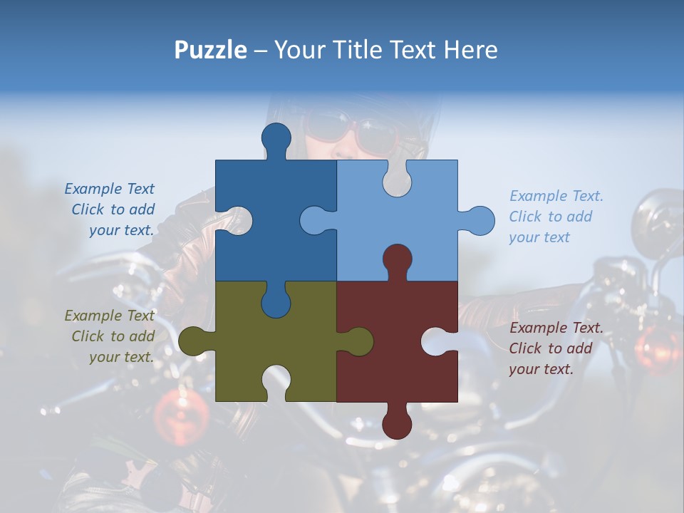 Adventure Asphalt Rider PowerPoint Template