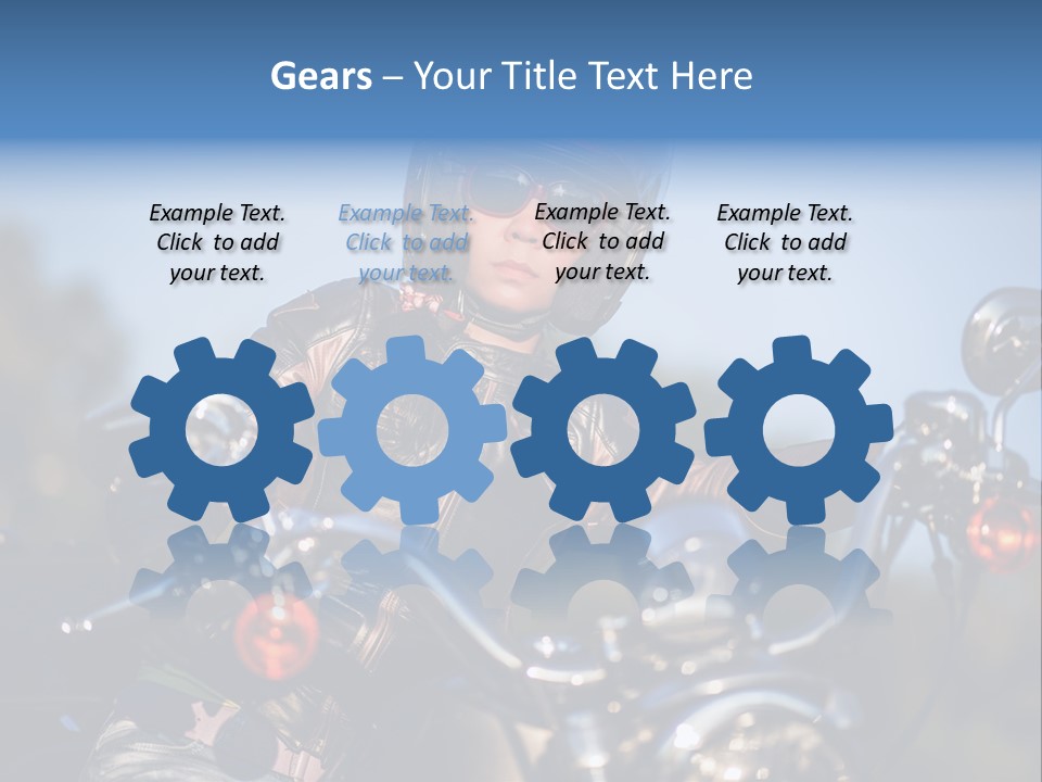 Adventure Asphalt Rider PowerPoint Template