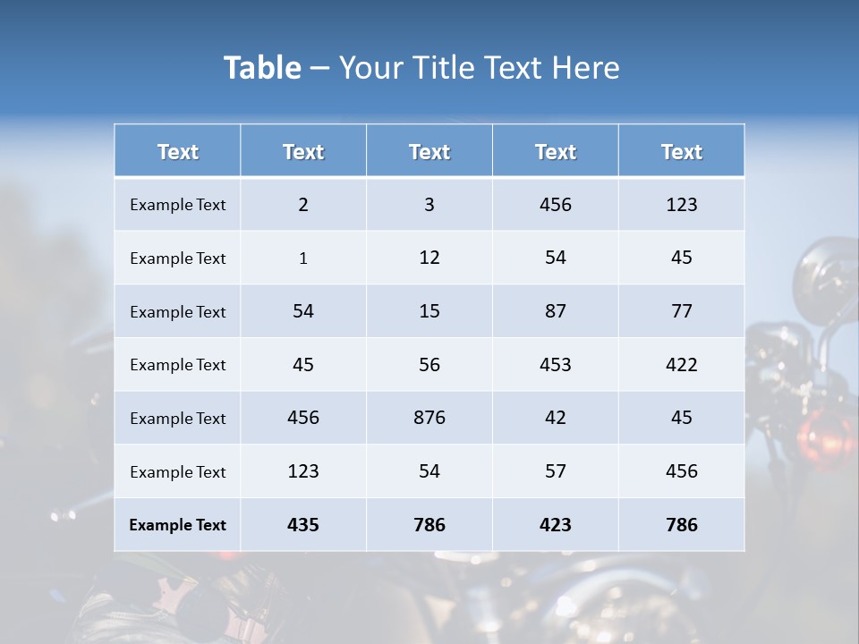 Adventure Asphalt Rider PowerPoint Template