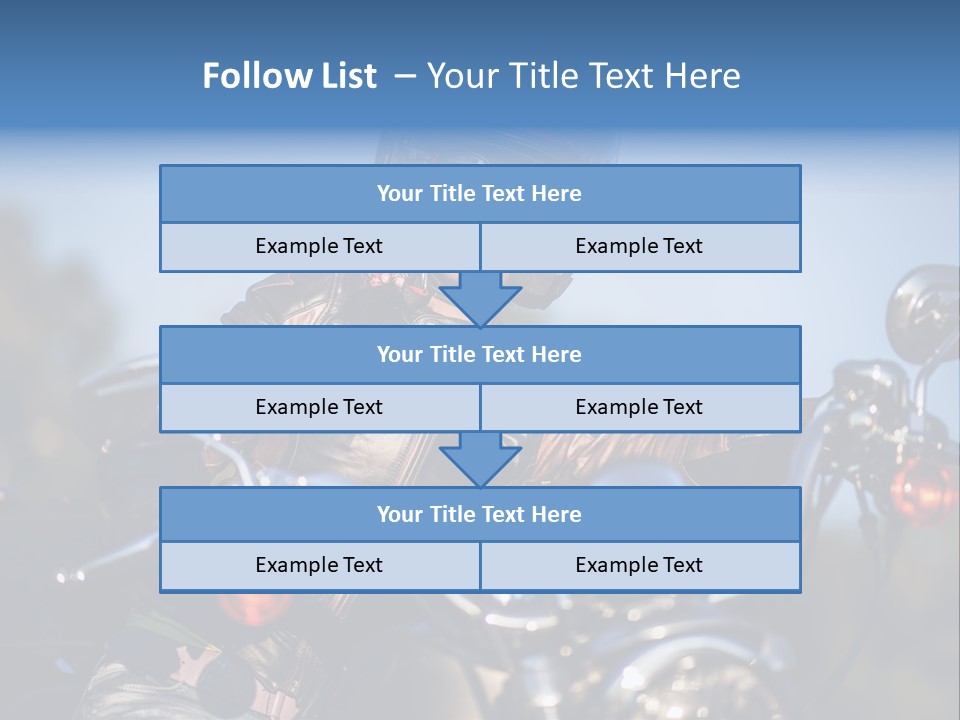 Adventure Asphalt Rider PowerPoint Template