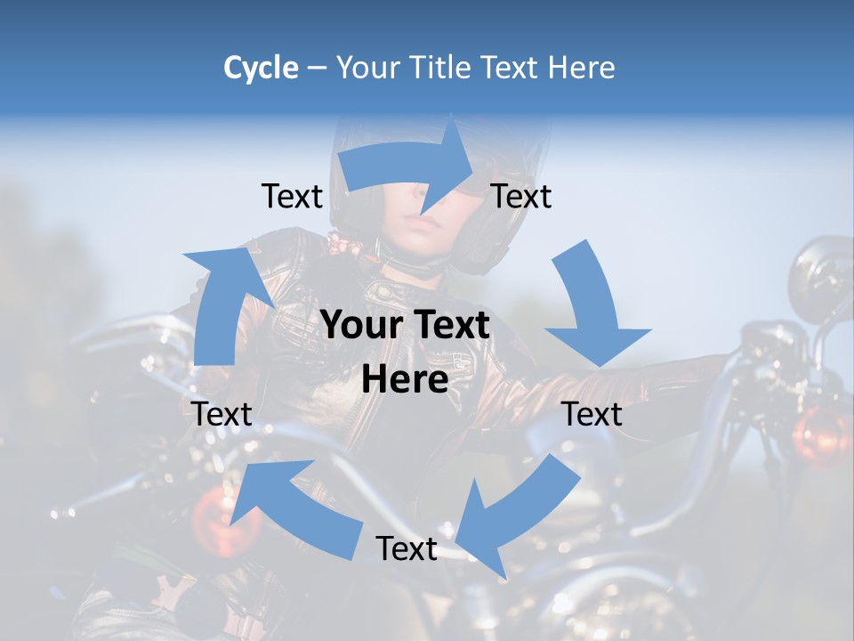 Adventure Asphalt Rider PowerPoint Template