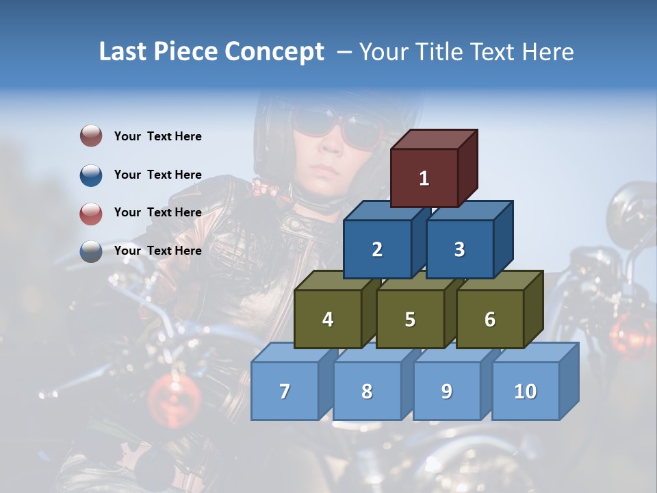 Adventure Asphalt Rider PowerPoint Template