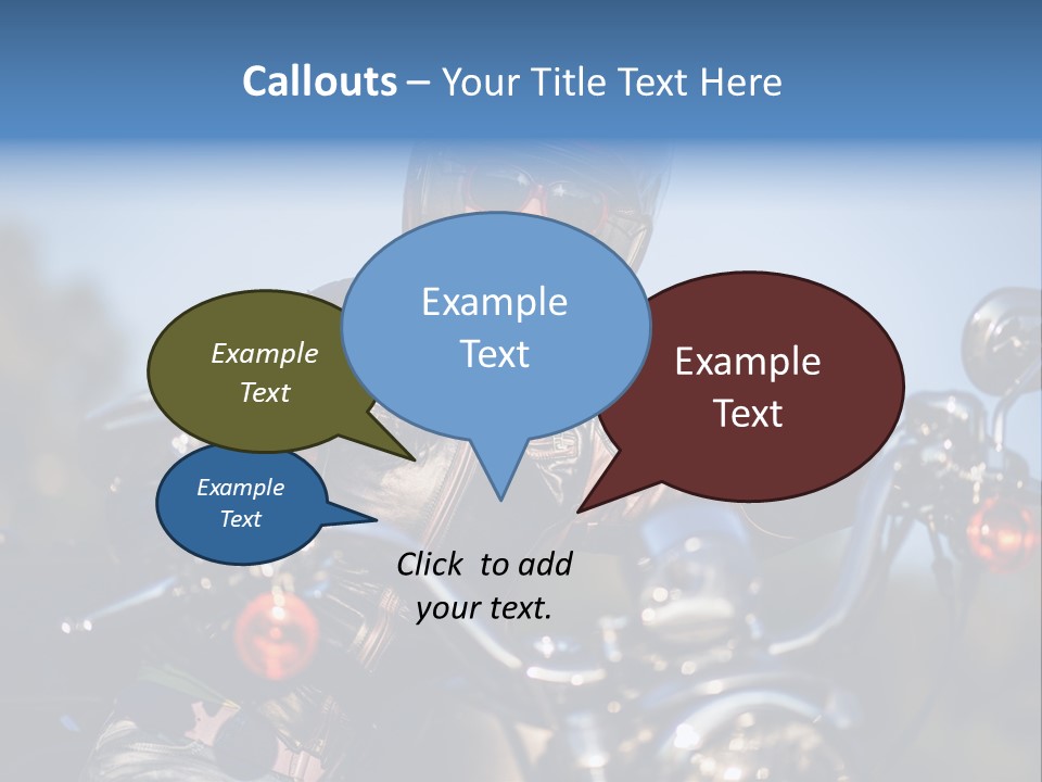 Adventure Asphalt Rider PowerPoint Template
