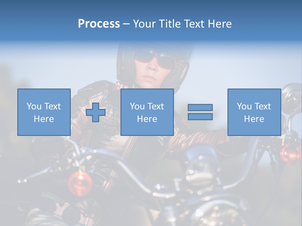 Adventure Asphalt Rider PowerPoint Template