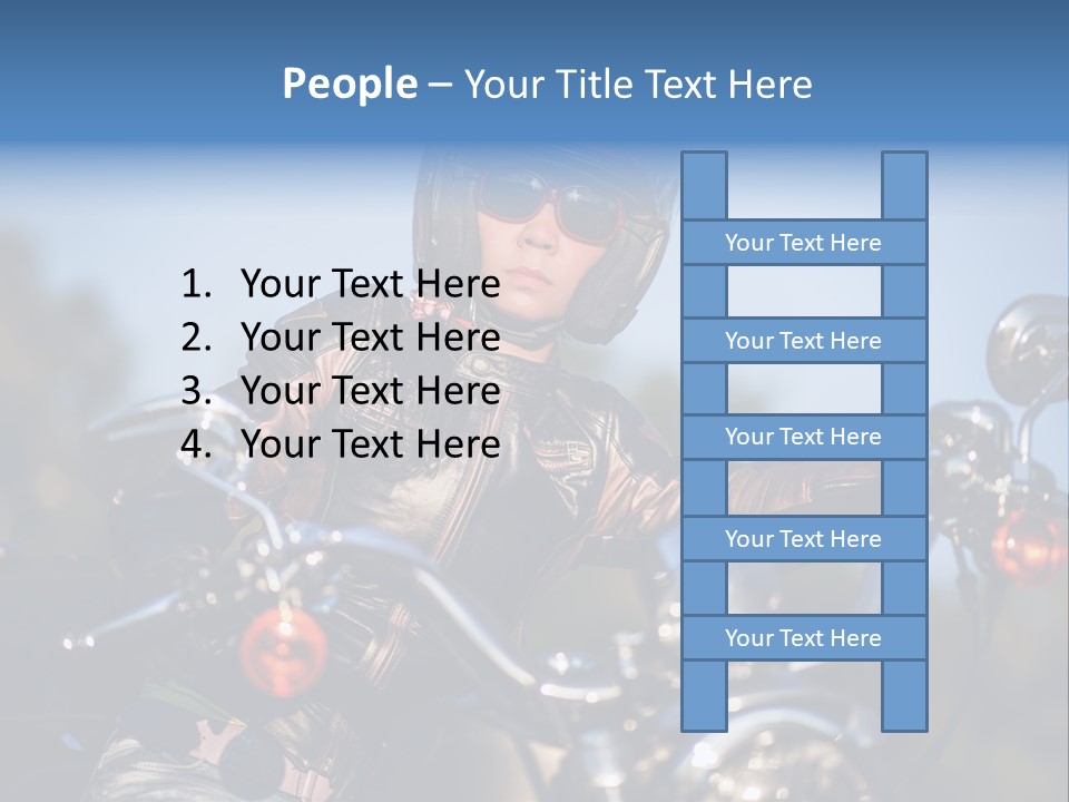 Adventure Asphalt Rider PowerPoint Template