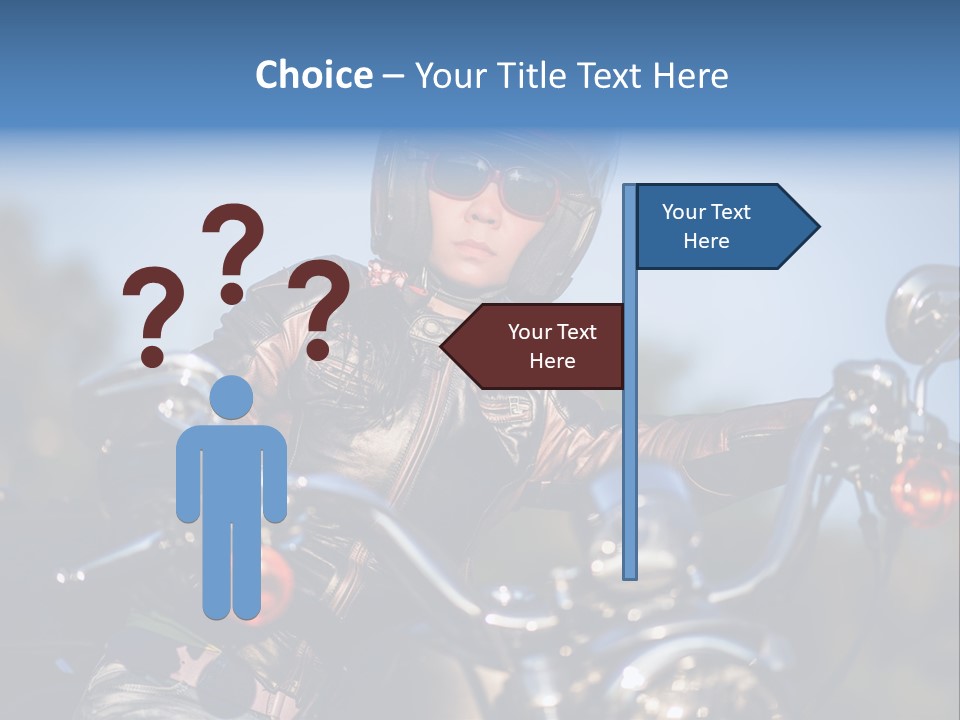 Adventure Asphalt Rider PowerPoint Template