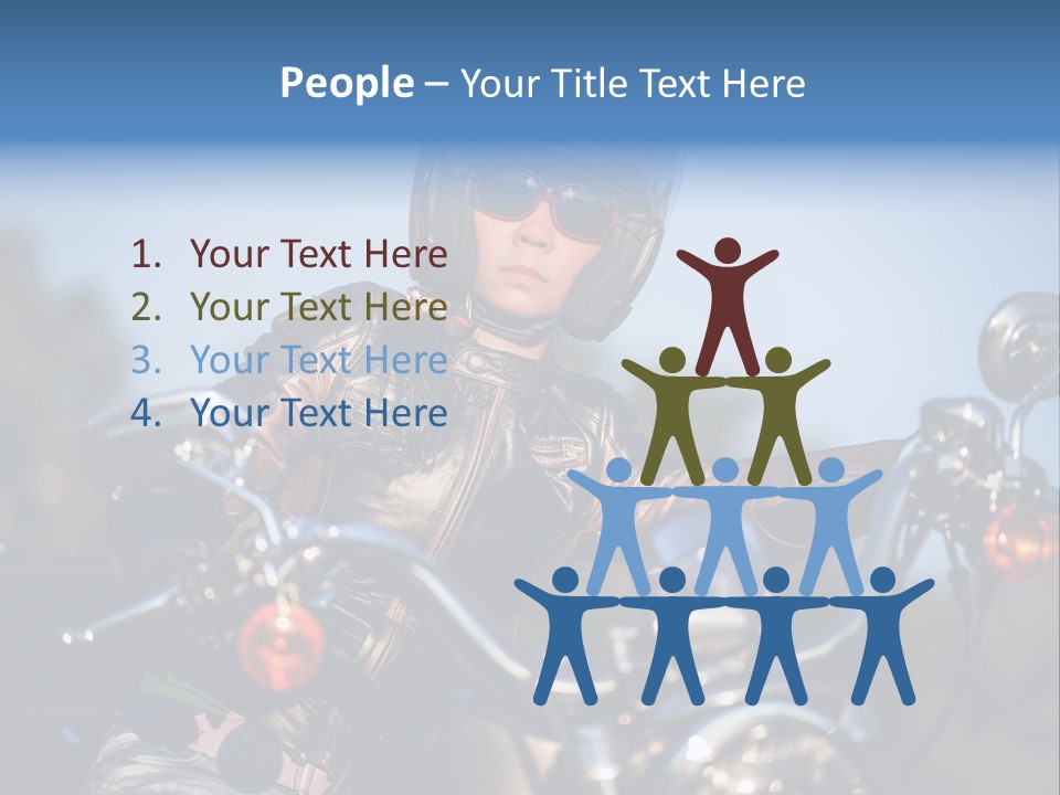 Adventure Asphalt Rider PowerPoint Template