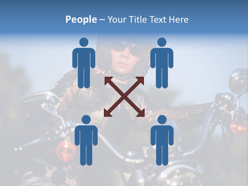 Adventure Asphalt Rider PowerPoint Template