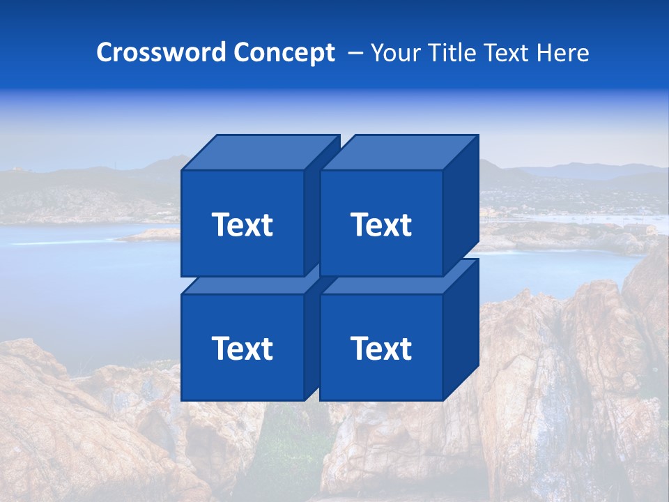 Touristy Rock Sea PowerPoint Template