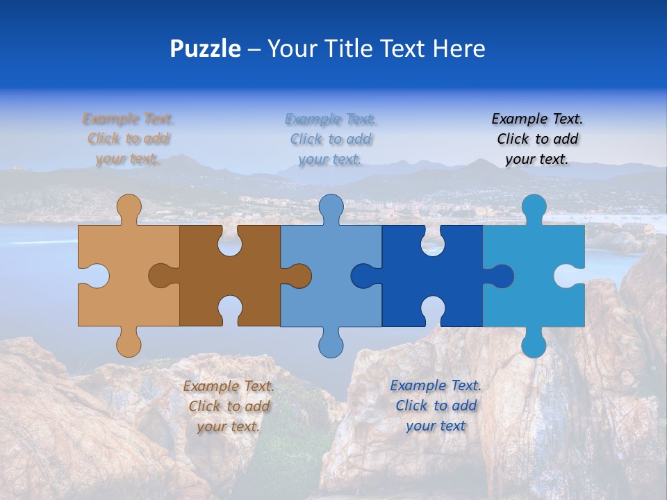 Touristy Rock Sea PowerPoint Template