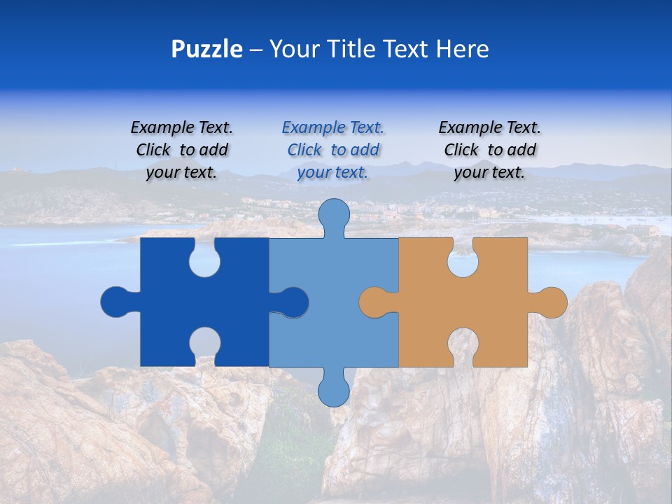 Touristy Rock Sea PowerPoint Template