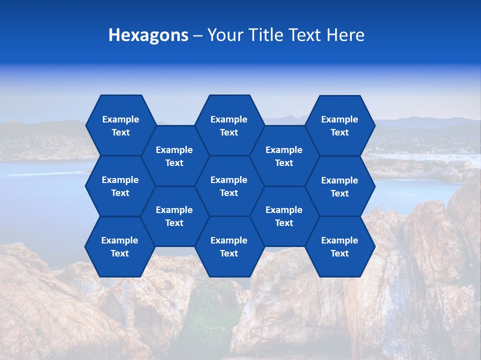 Touristy Rock Sea PowerPoint Template