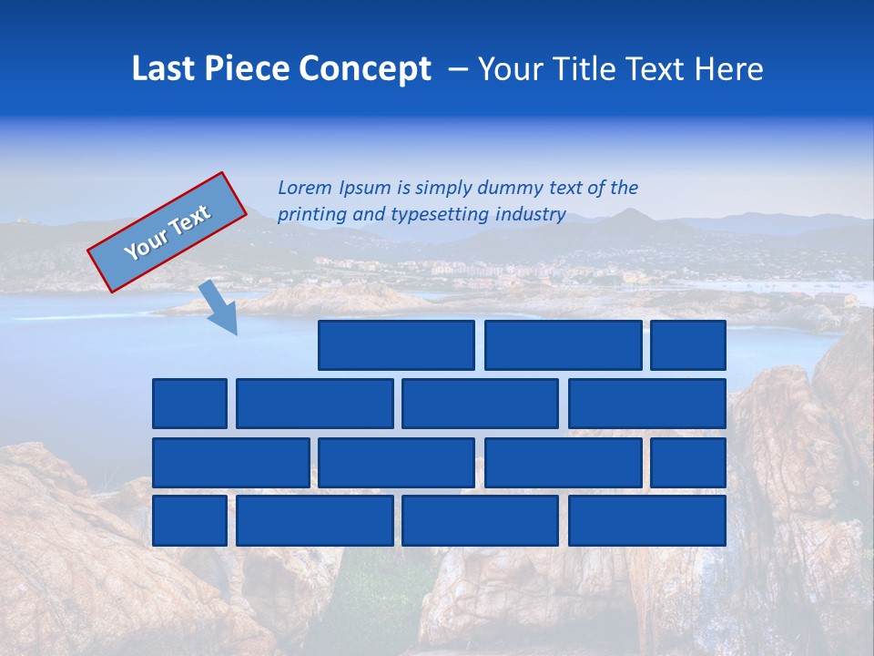 Touristy Rock Sea PowerPoint Template