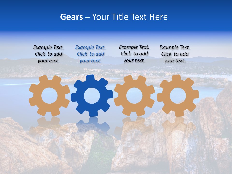 Touristy Rock Sea PowerPoint Template