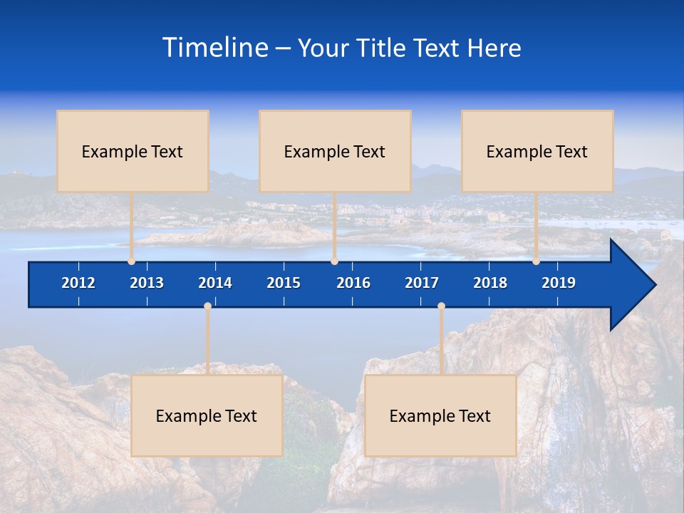 Touristy Rock Sea PowerPoint Template