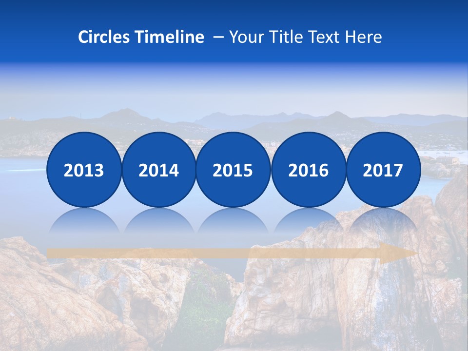 Touristy Rock Sea PowerPoint Template