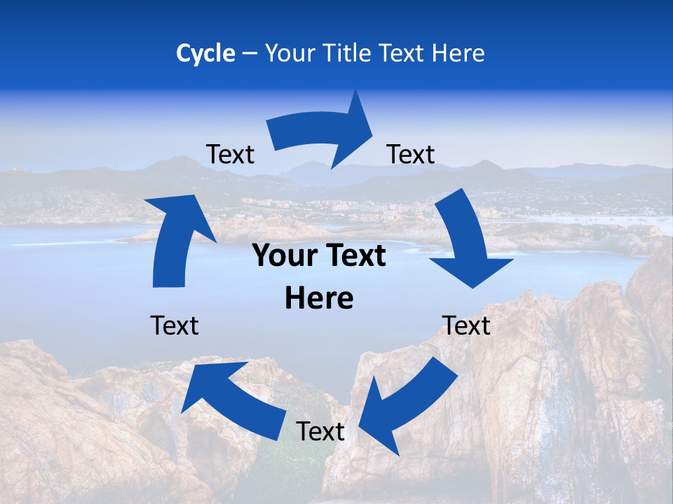 Touristy Rock Sea PowerPoint Template