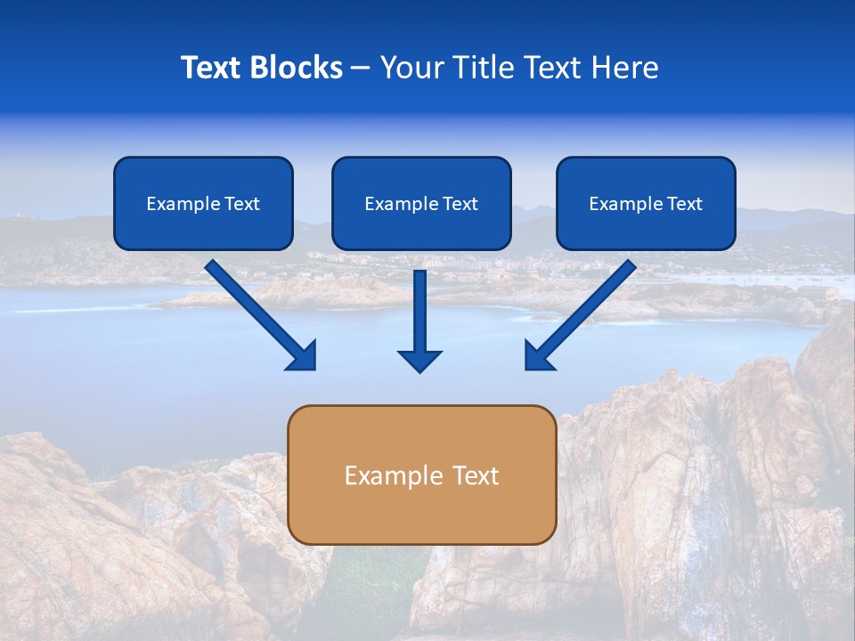Touristy Rock Sea PowerPoint Template