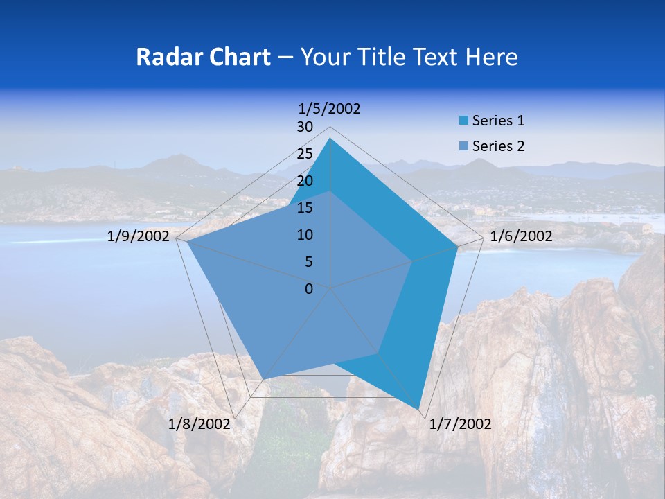 Touristy Rock Sea PowerPoint Template