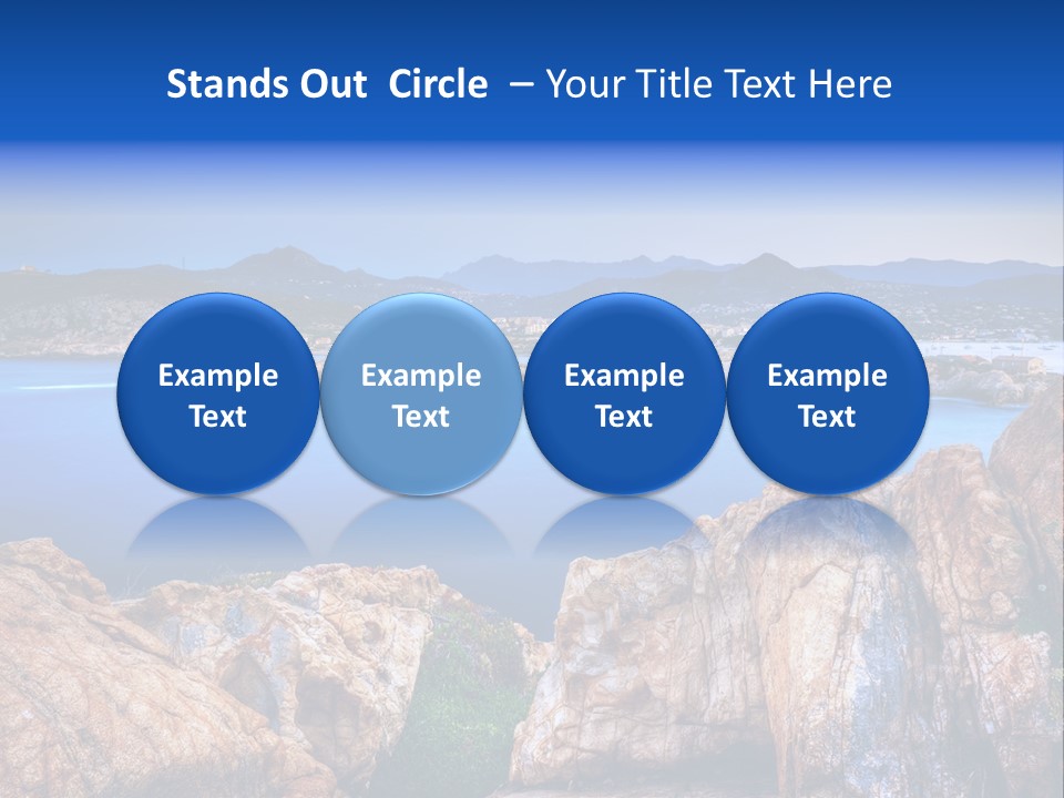 Touristy Rock Sea PowerPoint Template