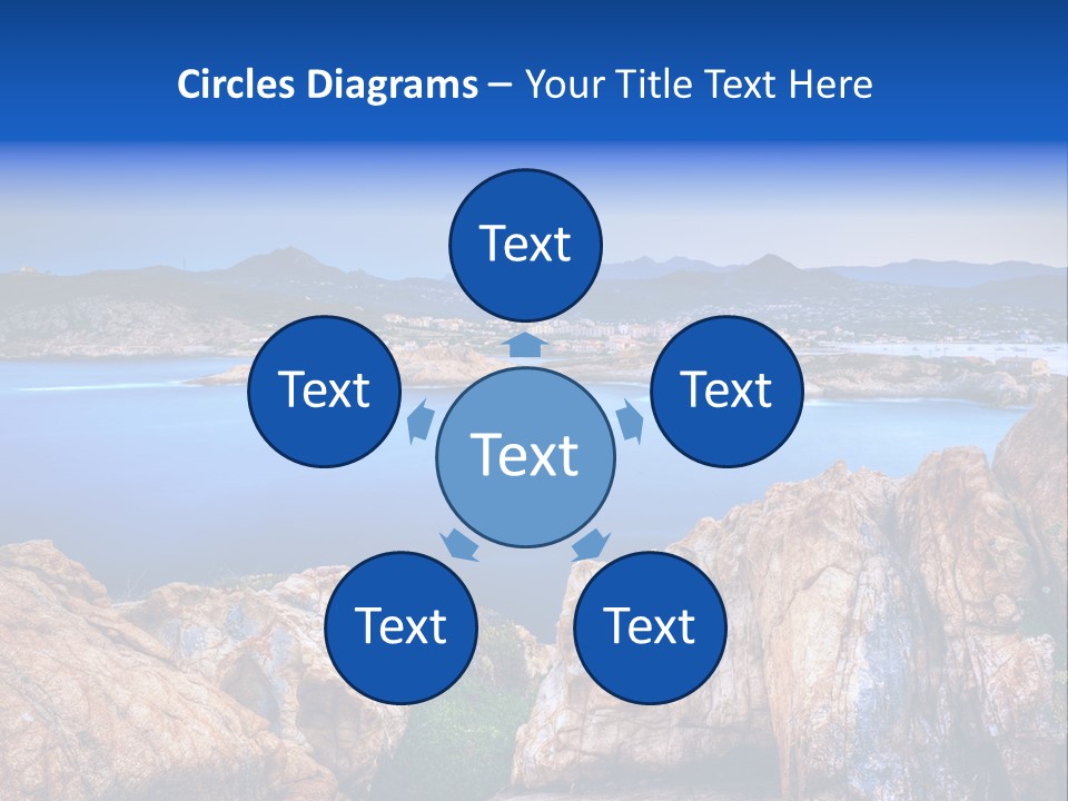 Touristy Rock Sea PowerPoint Template