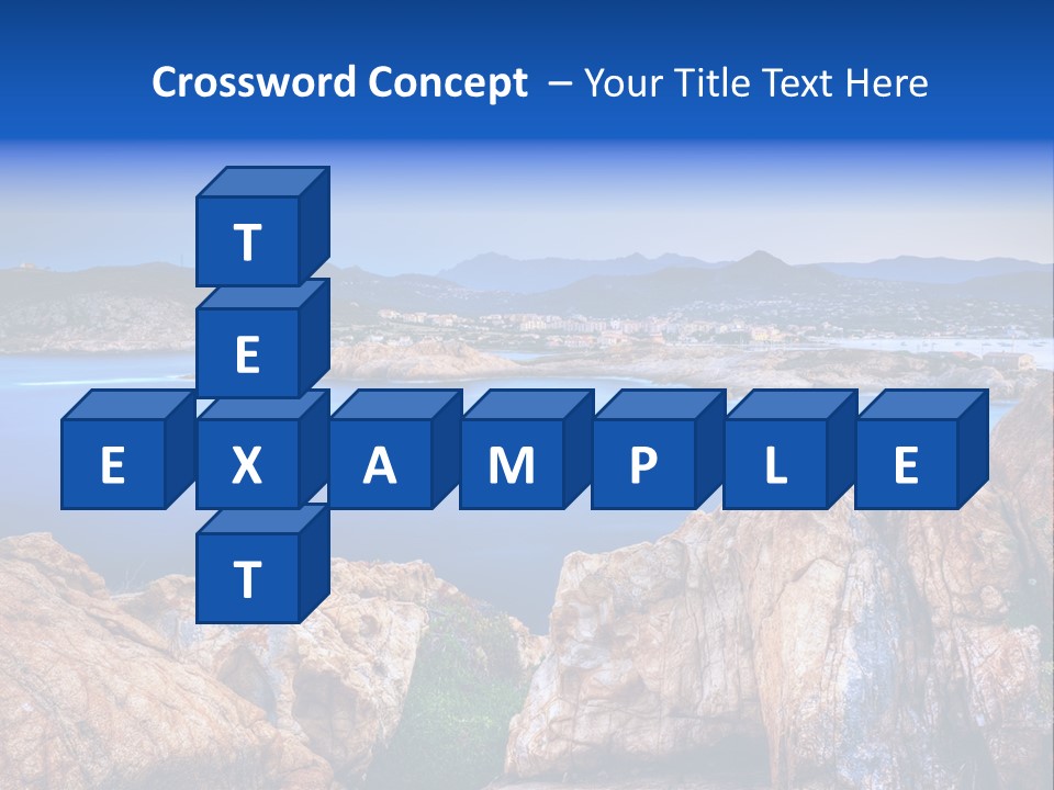 Touristy Rock Sea PowerPoint Template