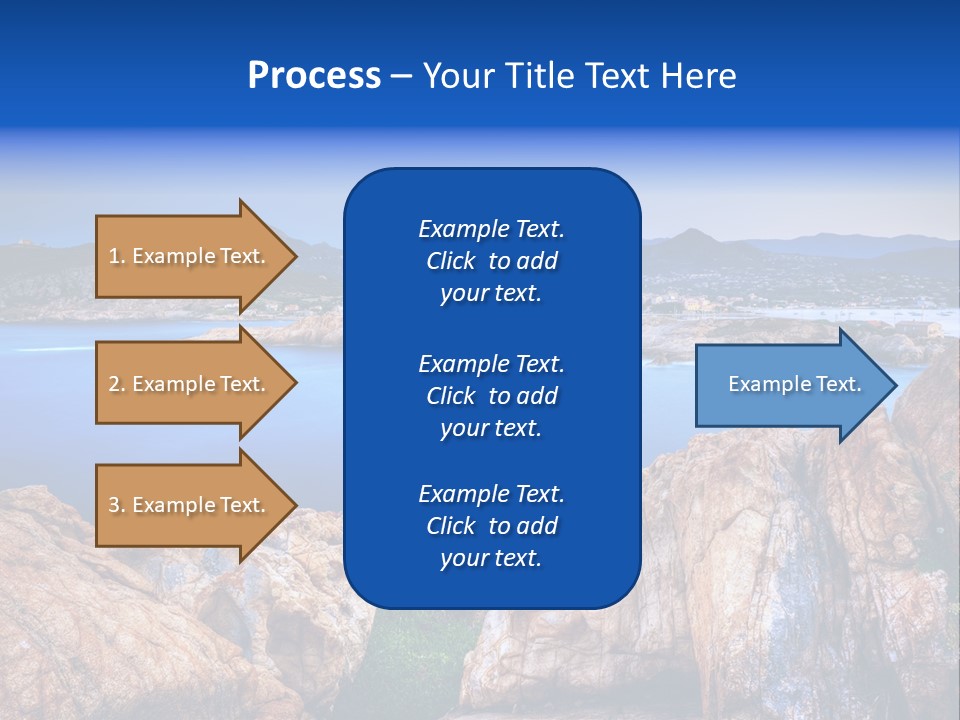 Touristy Rock Sea PowerPoint Template
