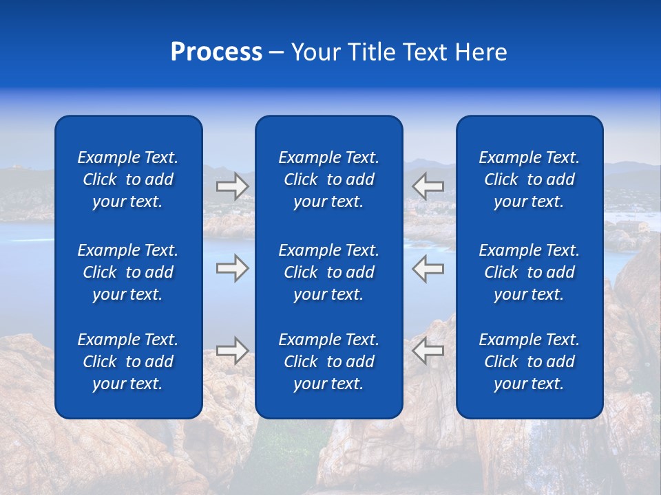 Touristy Rock Sea PowerPoint Template