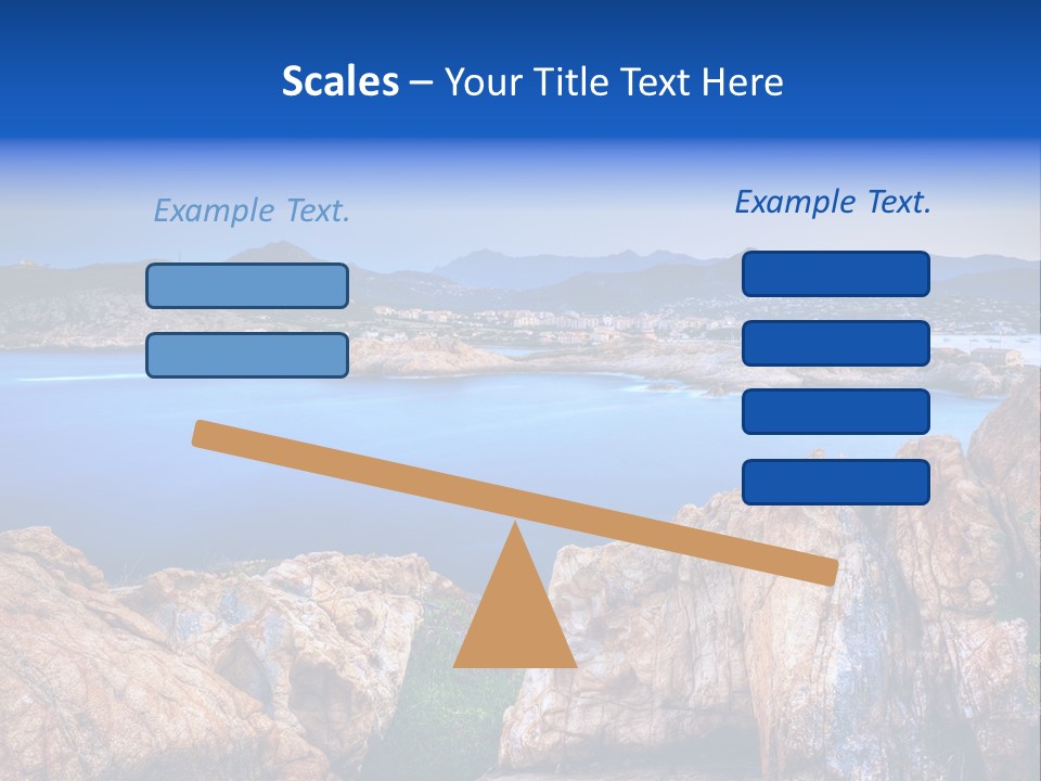 Touristy Rock Sea PowerPoint Template