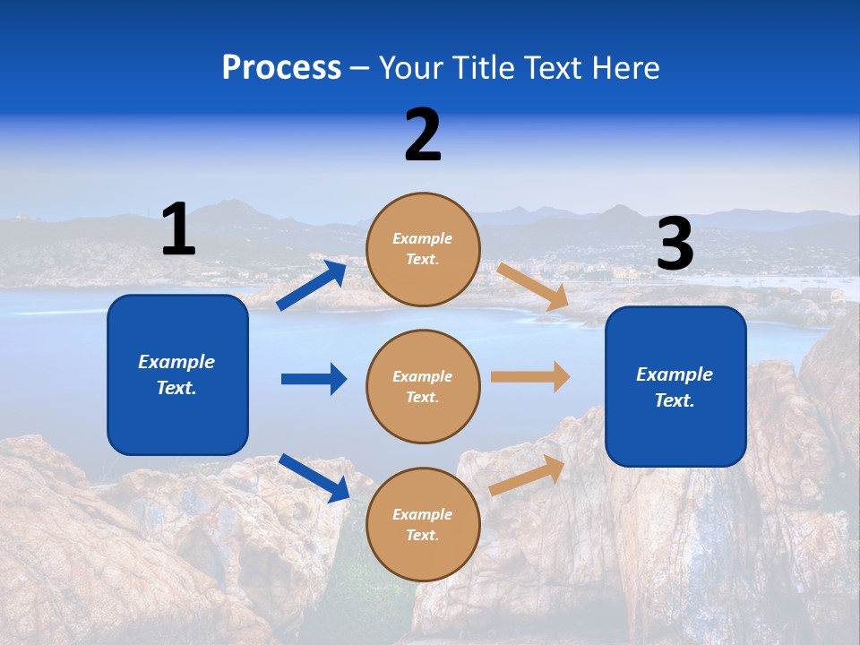 Touristy Rock Sea PowerPoint Template