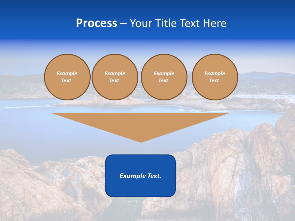 Touristy Rock Sea PowerPoint Template