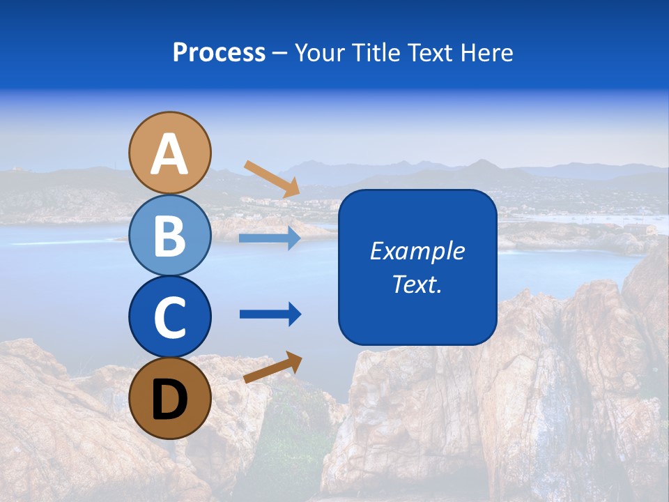 Touristy Rock Sea PowerPoint Template